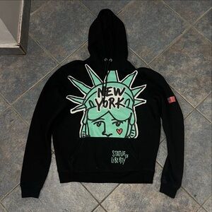 Black New York Graphic Hoodie